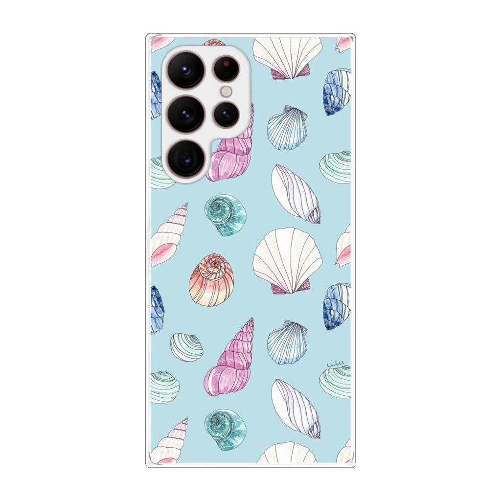 Beach Shells Pattern Galaxy S22 Ultra 5G Case