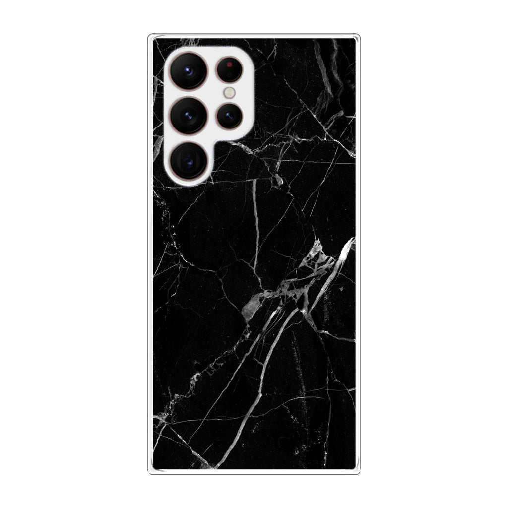 Black Marble Galaxy S22 Ultra 5G Case