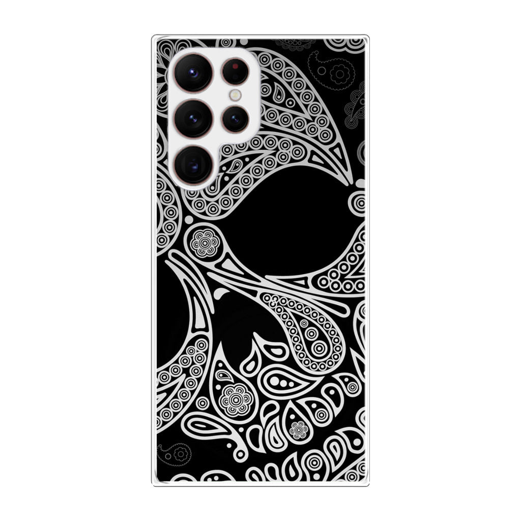 Black Skull Galaxy S22 Ultra 5G Case