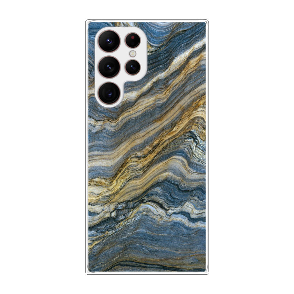 Blue Wave Marble Galaxy S22 Ultra 5G Case