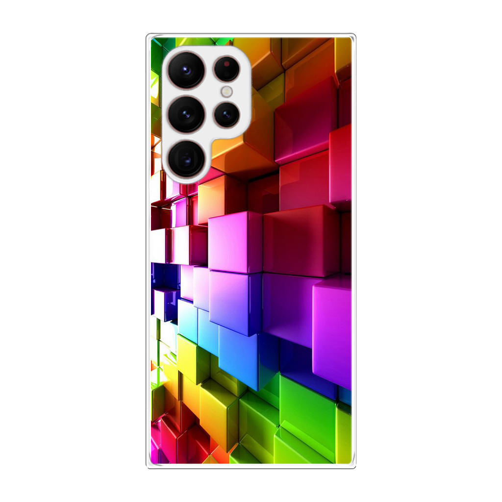 Colorful Cubes Galaxy S22 Ultra 5G Case