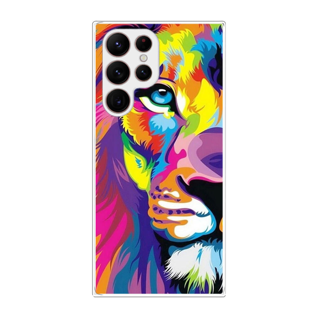 Colorful Lion Galaxy S22 Ultra 5G Case