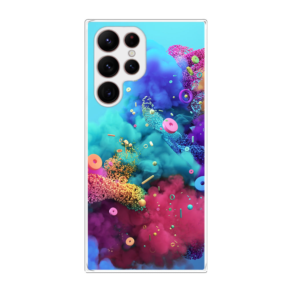 Colorful Smoke Boom Galaxy S22 Ultra 5G Case