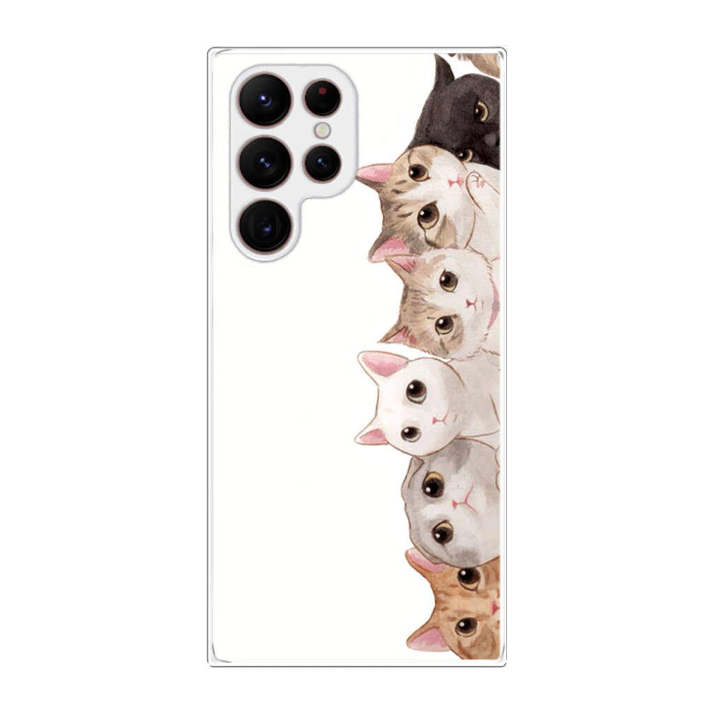 Cute Cats Vertical Galaxy S22 Ultra 5G Case