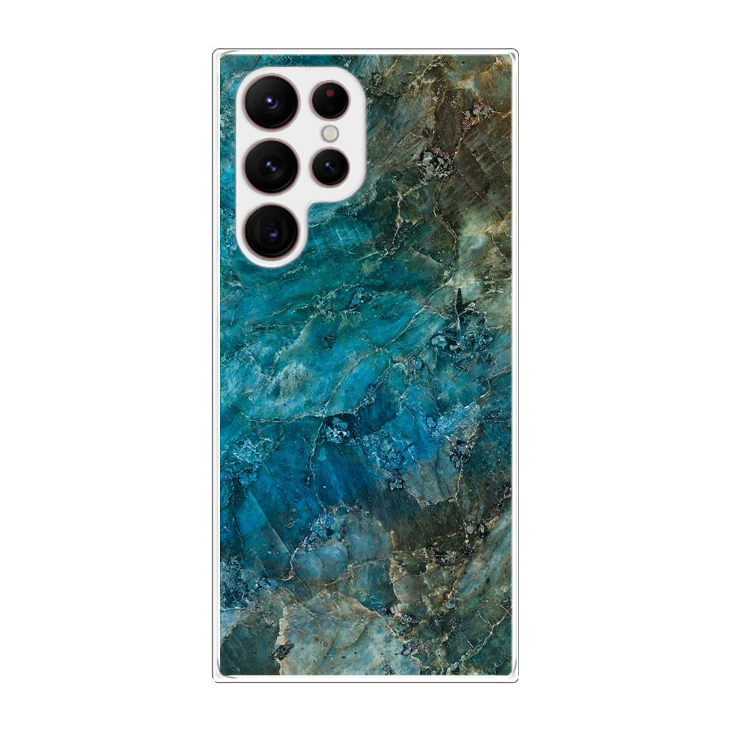 Deep Ocean Marble Galaxy S22 Ultra 5G Case