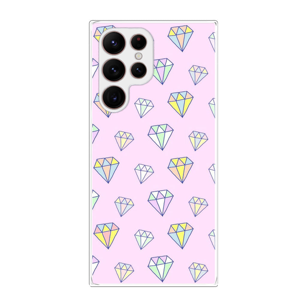 Diamonds Pattern Galaxy S22 Ultra 5G Case