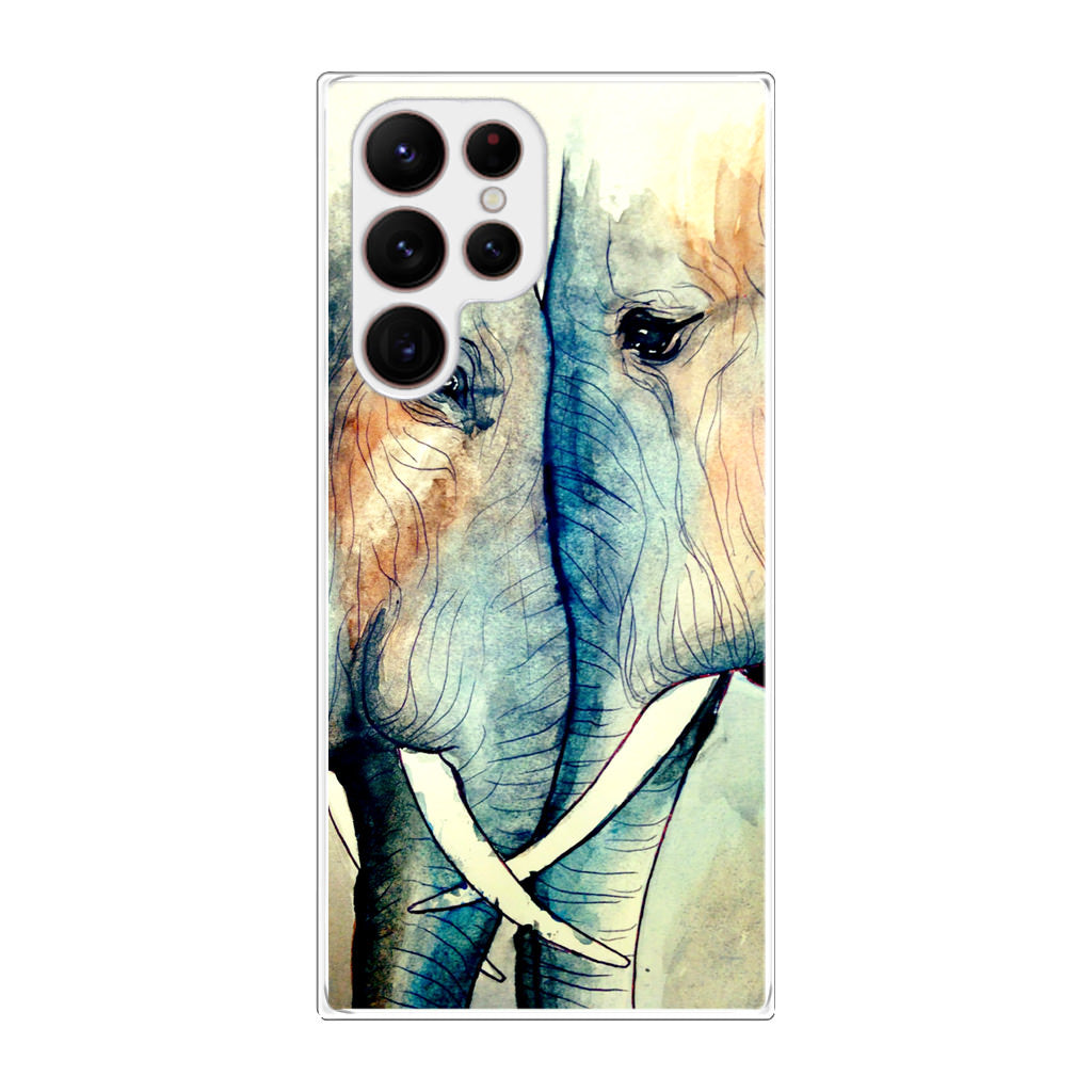 Elephants Sadness Galaxy S22 Ultra 5G Case