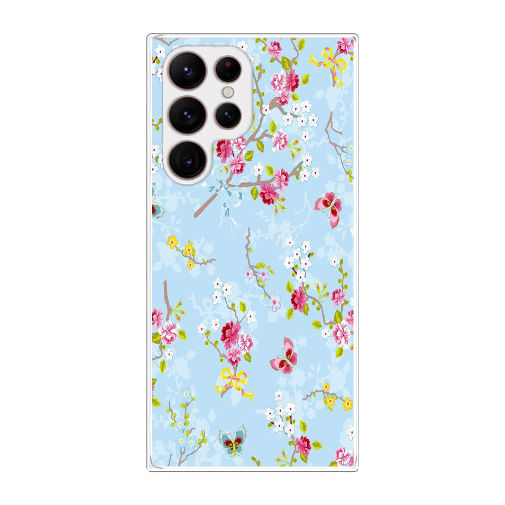 Floral Summer Wind Galaxy S22 Ultra 5G Case