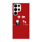 Funny Music Headphones Player Buds Galaxy S22 Ultra 5G Case