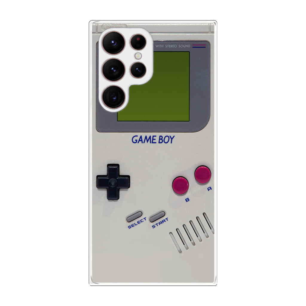 Game Boy Grey Model Galaxy S22 Ultra 5G Case