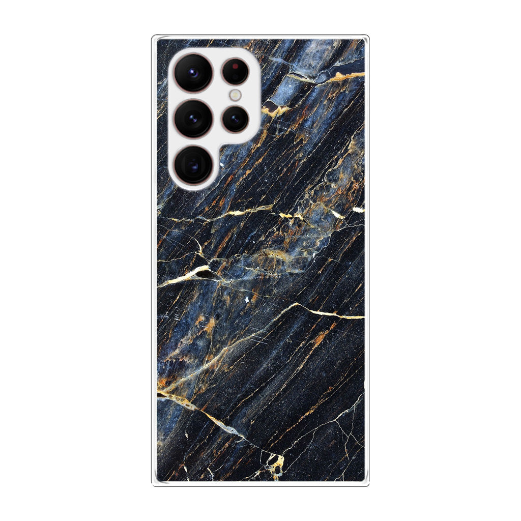 Golden Black Marble Galaxy S22 Ultra 5G Case