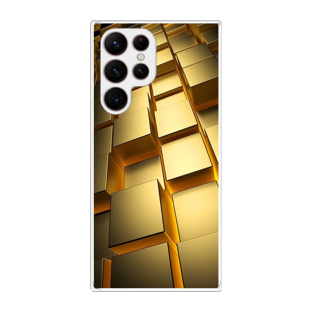 Golden Cubes Galaxy S22 Ultra 5G Case