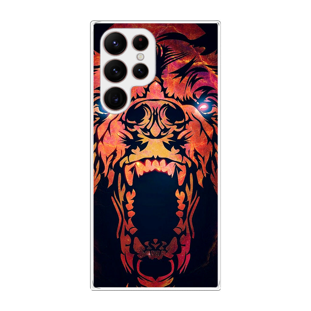 Grizzly Bear Art Galaxy S22 Ultra 5G Case