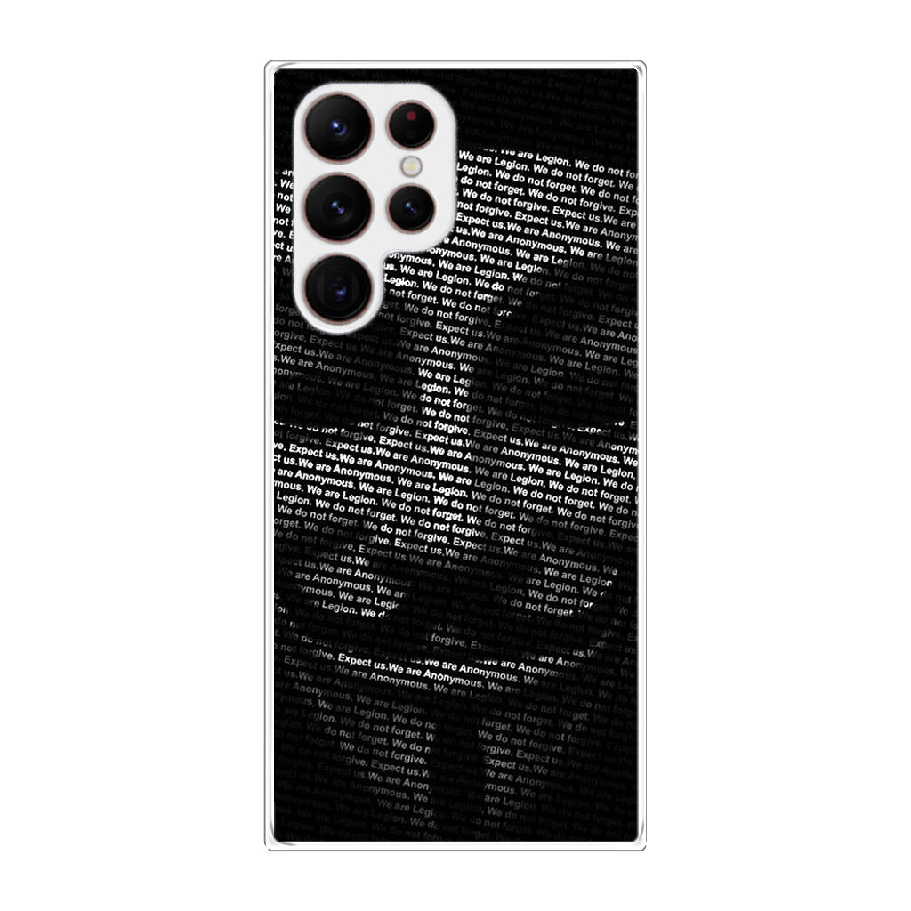 Guy Fawkes Mask Anonymous Galaxy S22 Ultra 5G Case