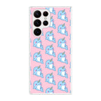 Horned Whales Pattern Galaxy S22 Ultra 5G Case