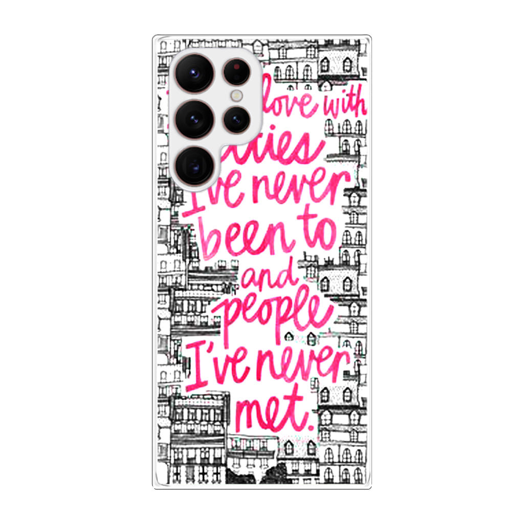 John Green Quotes I'm in Love With Cities Galaxy S22 Ultra 5G Case