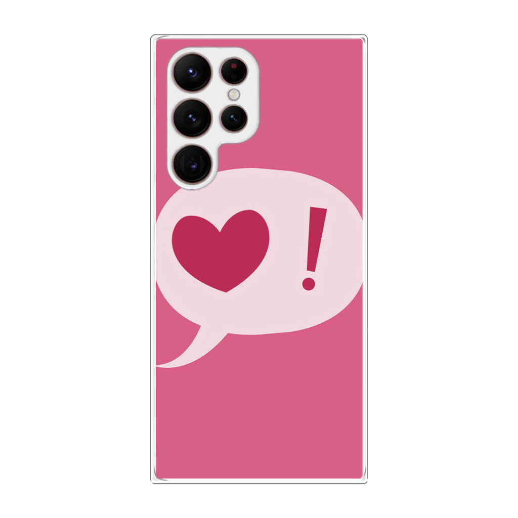 Love Pink Galaxy S22 Ultra 5G Case