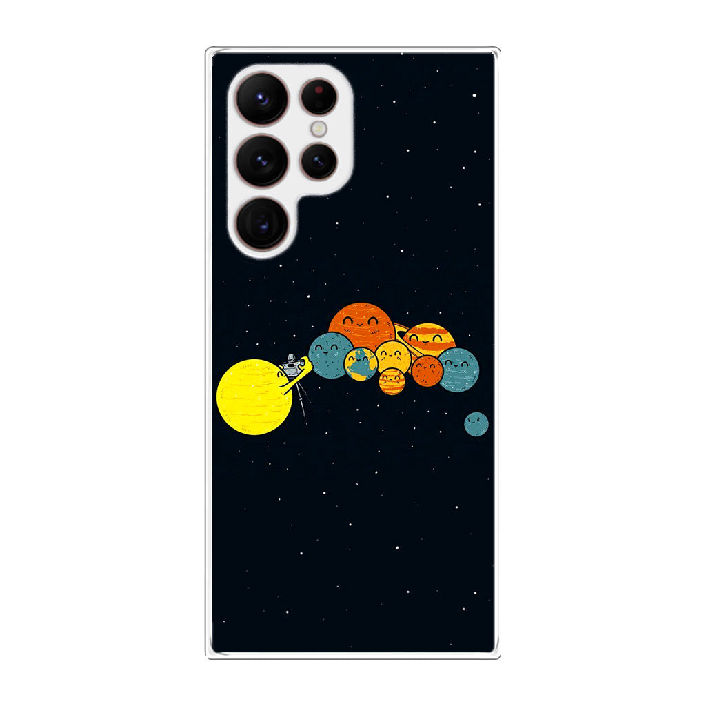 Planet Cute Illustration Galaxy S22 Ultra 5G Case