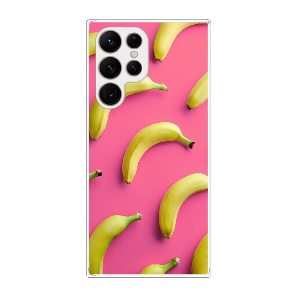 Real Bananas Fruit Pattern Galaxy S22 Ultra 5G Case