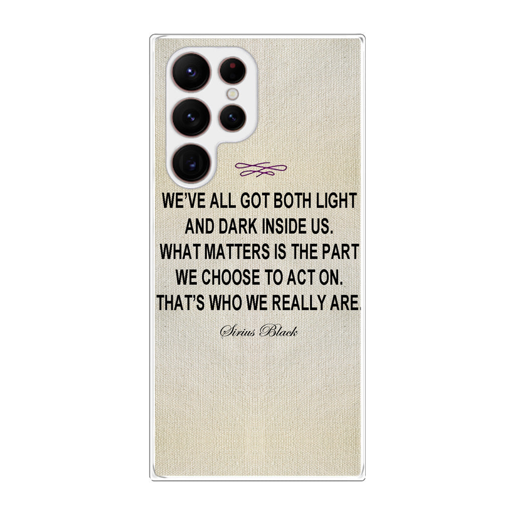 Sirius Black Quote Galaxy S22 Ultra 5G Case