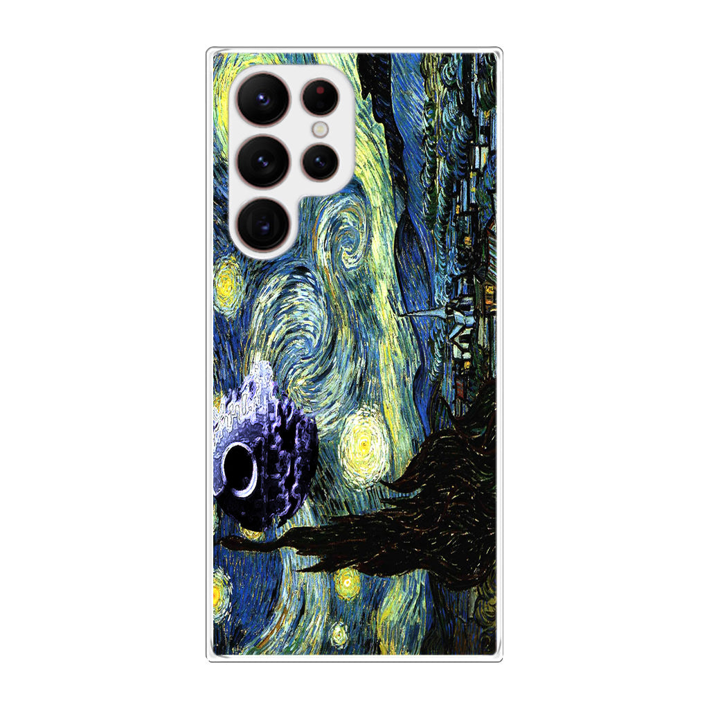 Skellington on a Starry Night Galaxy S22 Ultra 5G Case