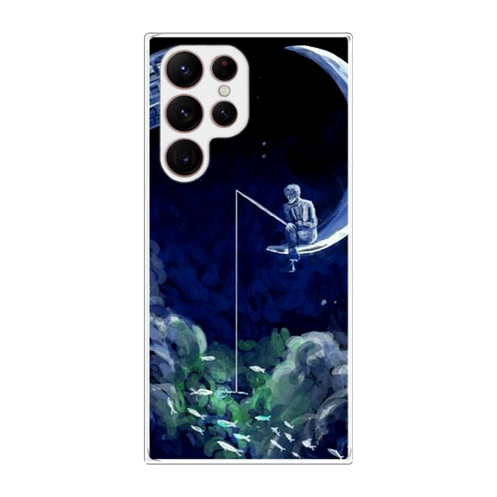 Tardis Walking To The Moon Galaxy S22 Ultra 5G Case