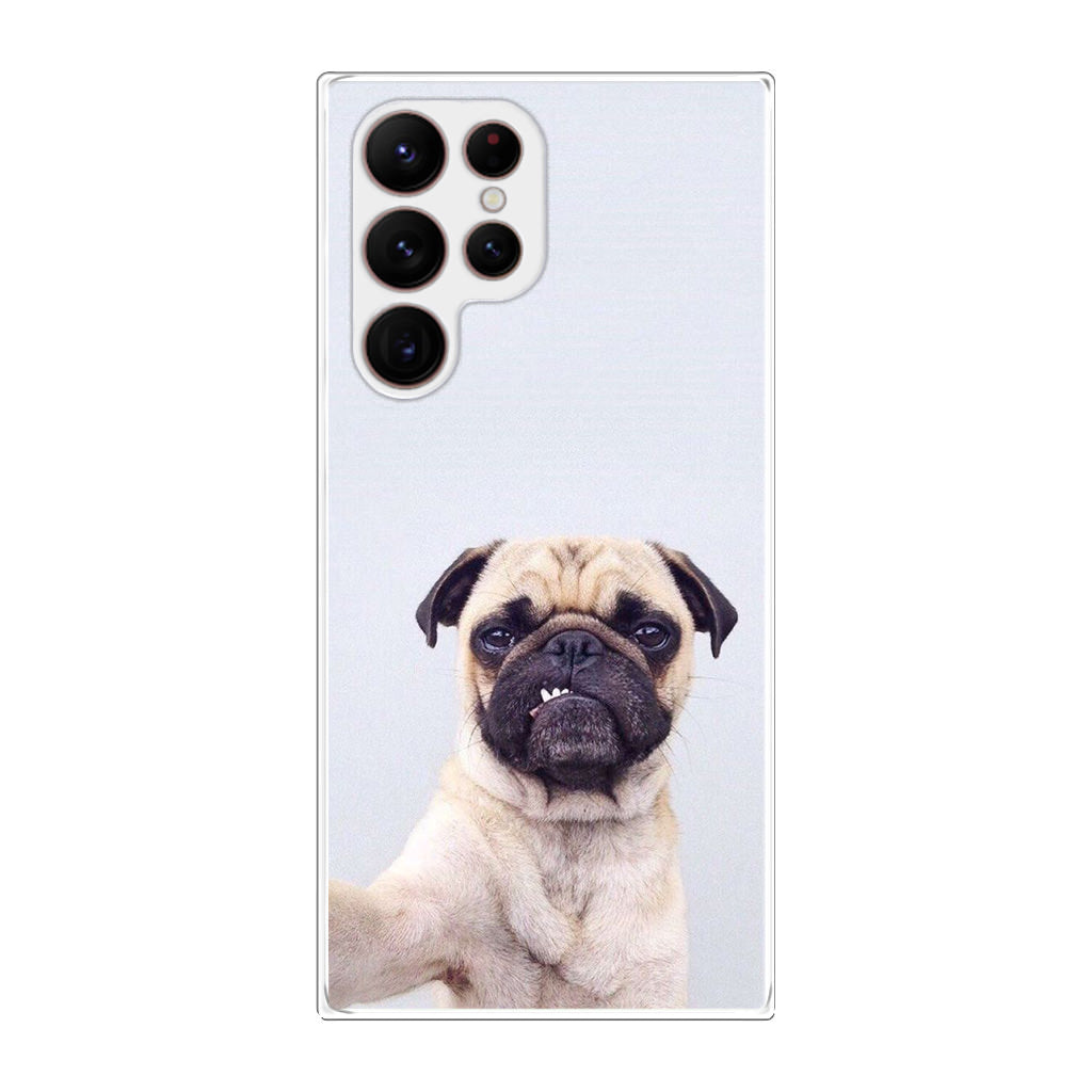 The Selfie Pug Galaxy S22 Ultra 5G Case