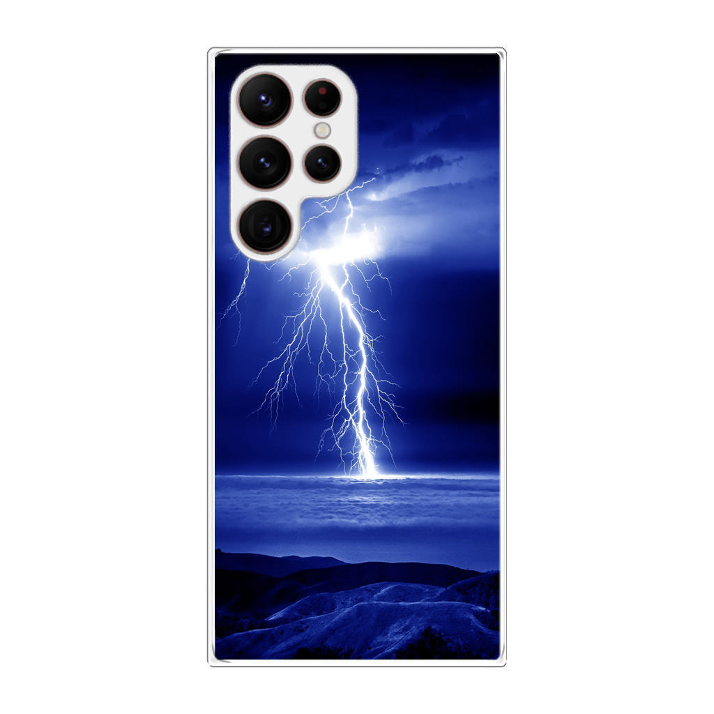 Thunder Over The Sea Galaxy S22 Ultra 5G Case