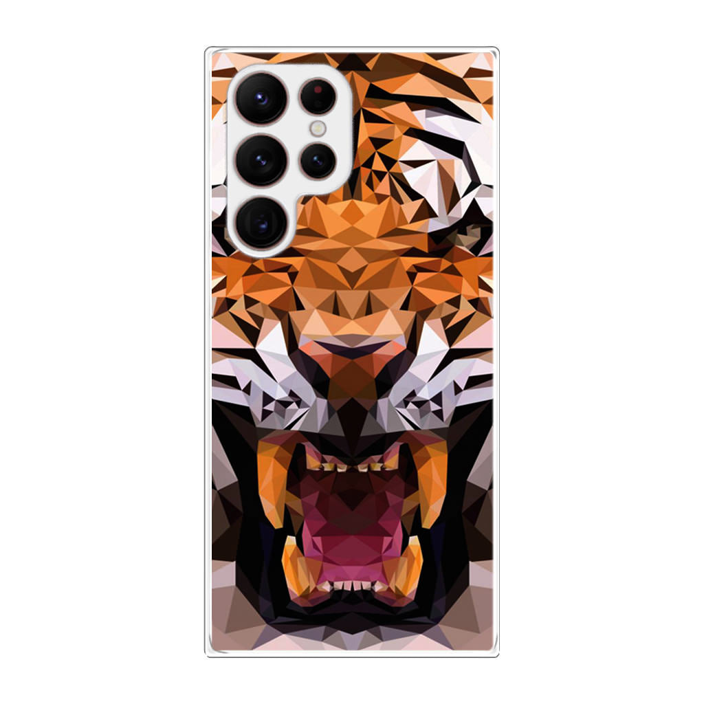 Tiger Polygon Galaxy S22 Ultra 5G Case