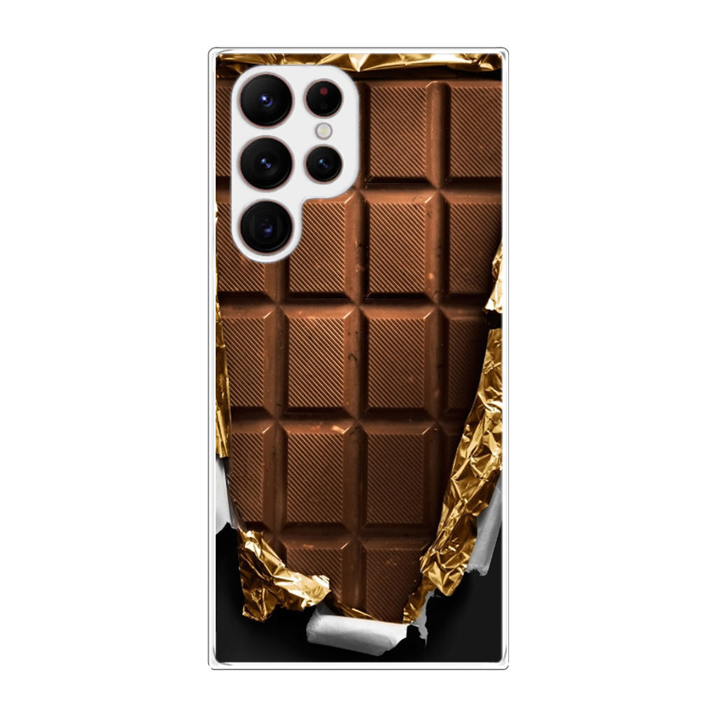 Unwrapped Chocolate Bar Galaxy S22 Ultra 5G Case