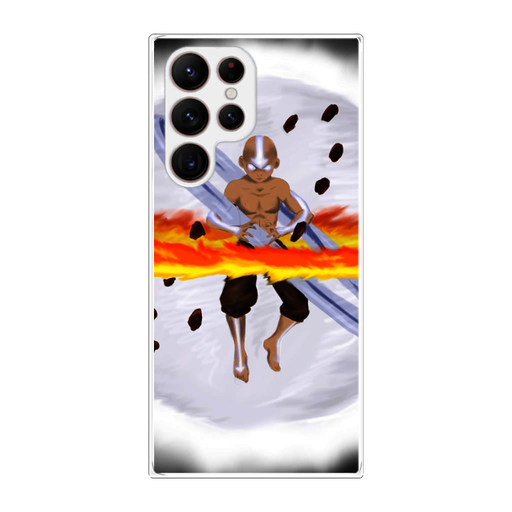 Avatar Aang Controls Four Elements Galaxy S22 Ultra 5G Case