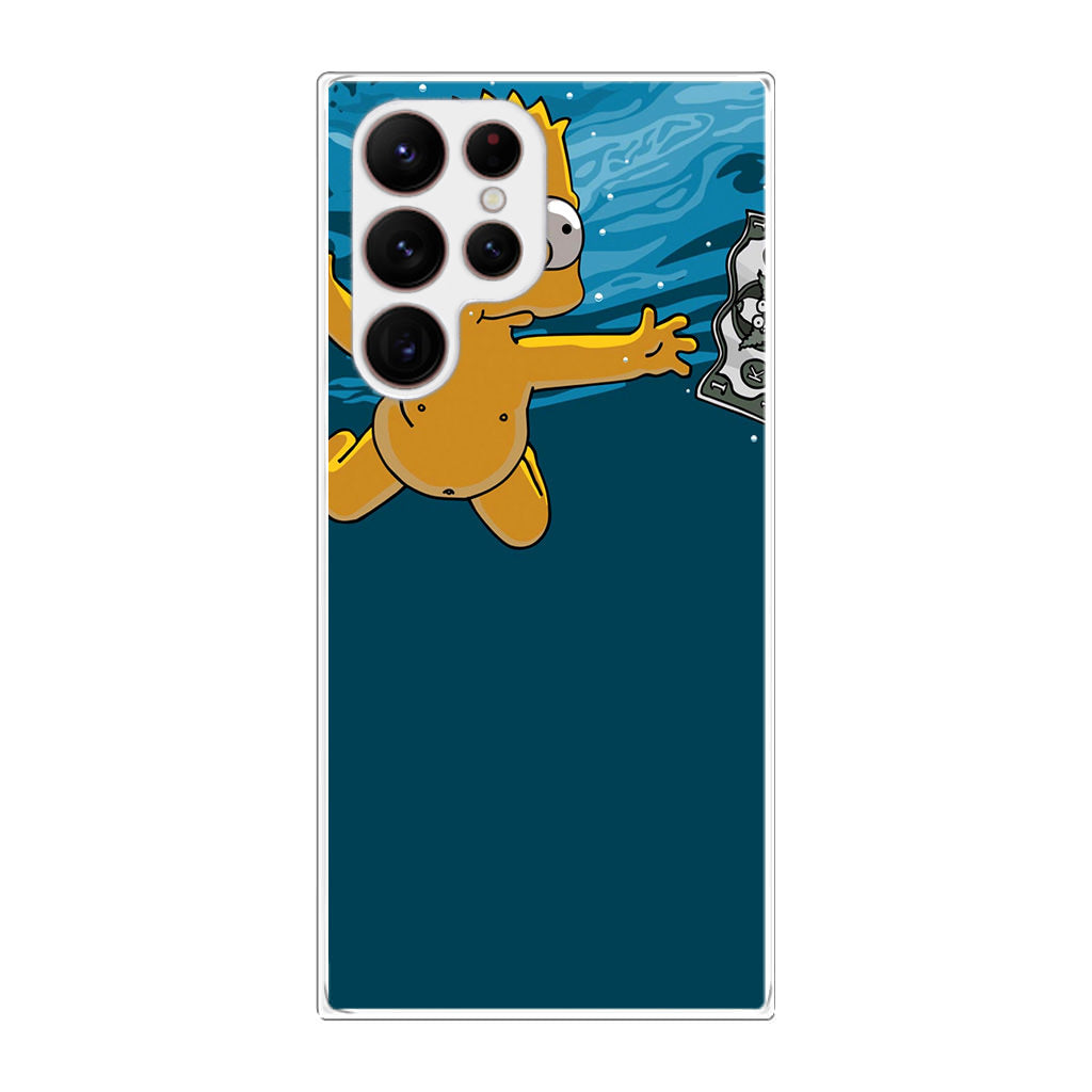 Bart Swimming For Money Galaxy S22 Ultra 5G Case