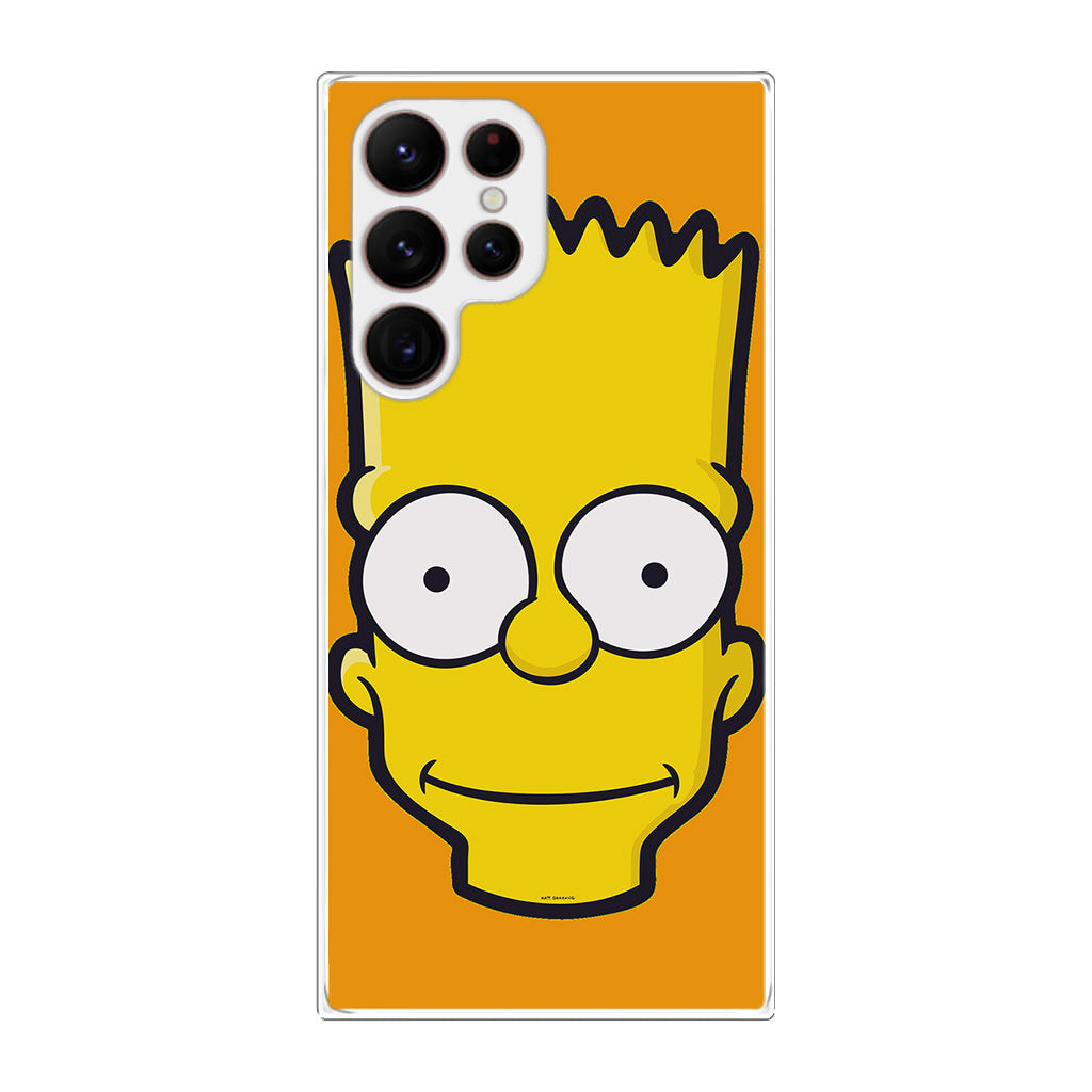 Bart Yellow Face Galaxy S22 Ultra 5G Case