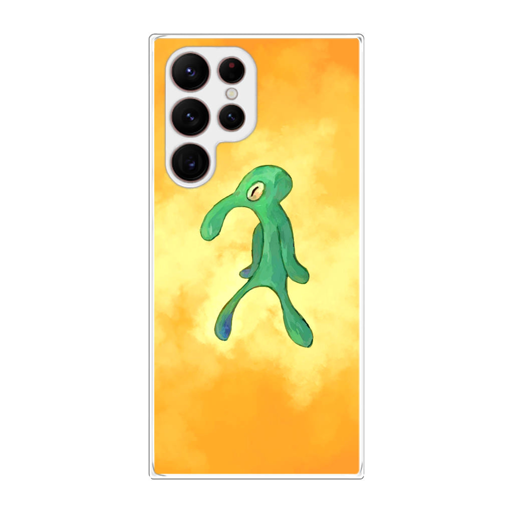 Bold and Brash Squidward Painting Galaxy S22 Ultra 5G Case