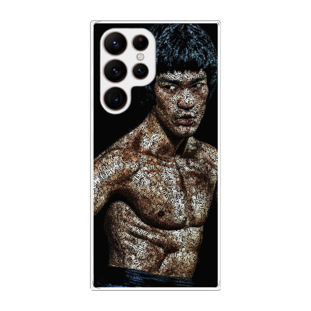 Bruce Lee Typograph Galaxy S22 Ultra 5G Case