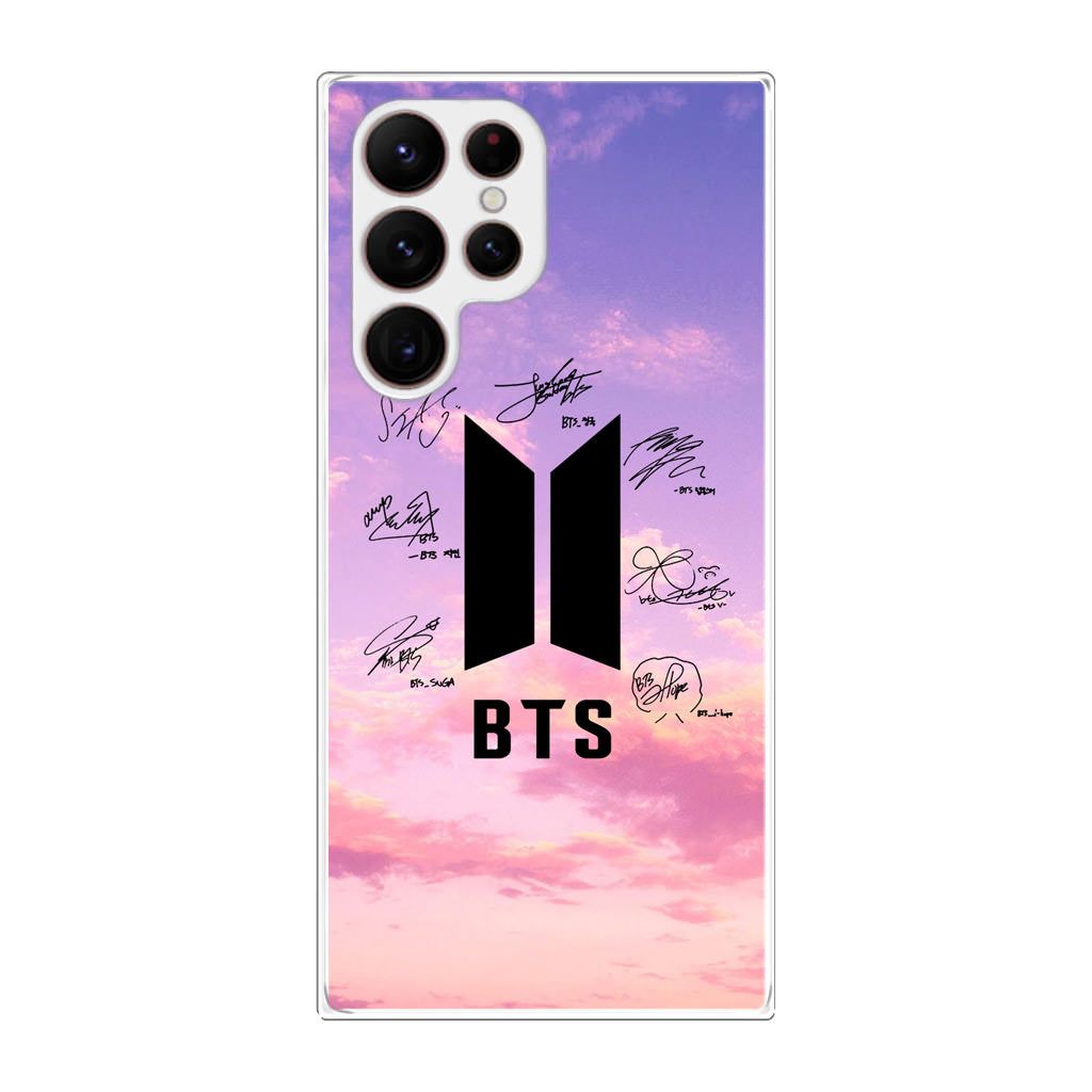 BTS Signature 2 Galaxy S22 Ultra 5G Case