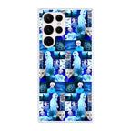 BTS Suga Blue Aesthetic Collage Galaxy S22 Ultra 5G Case
