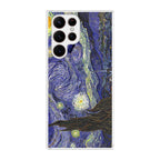 Dr Who Tardis In Van Gogh Starry Night Galaxy S22 Ultra 5G Case