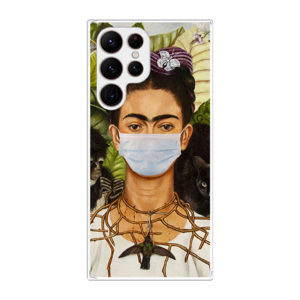 Frida Kahlo Wear Mask Galaxy S22 Ultra 5G Case