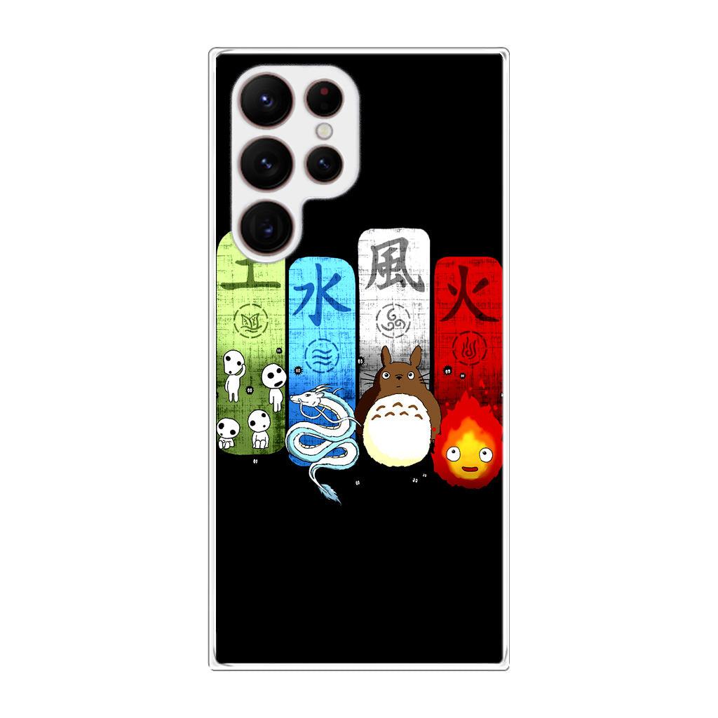 Ghibli Elemental Charms Galaxy S22 Ultra 5G Case