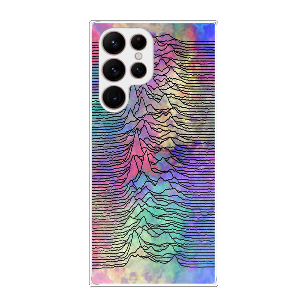 Joy Division Unknown Pleasures Colorful Galaxy S22 Ultra 5G Case