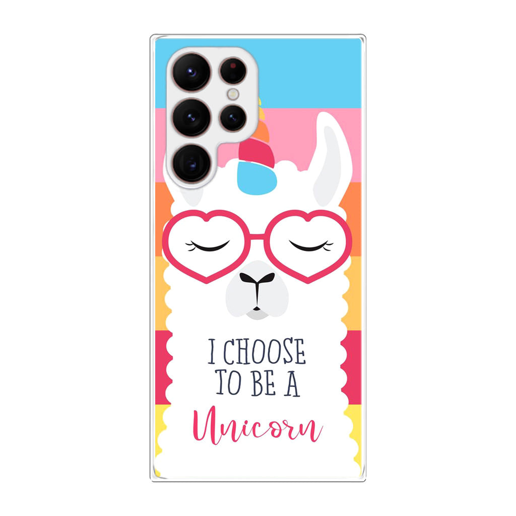 Llama Unicorn Galaxy S22 Ultra 5G Case