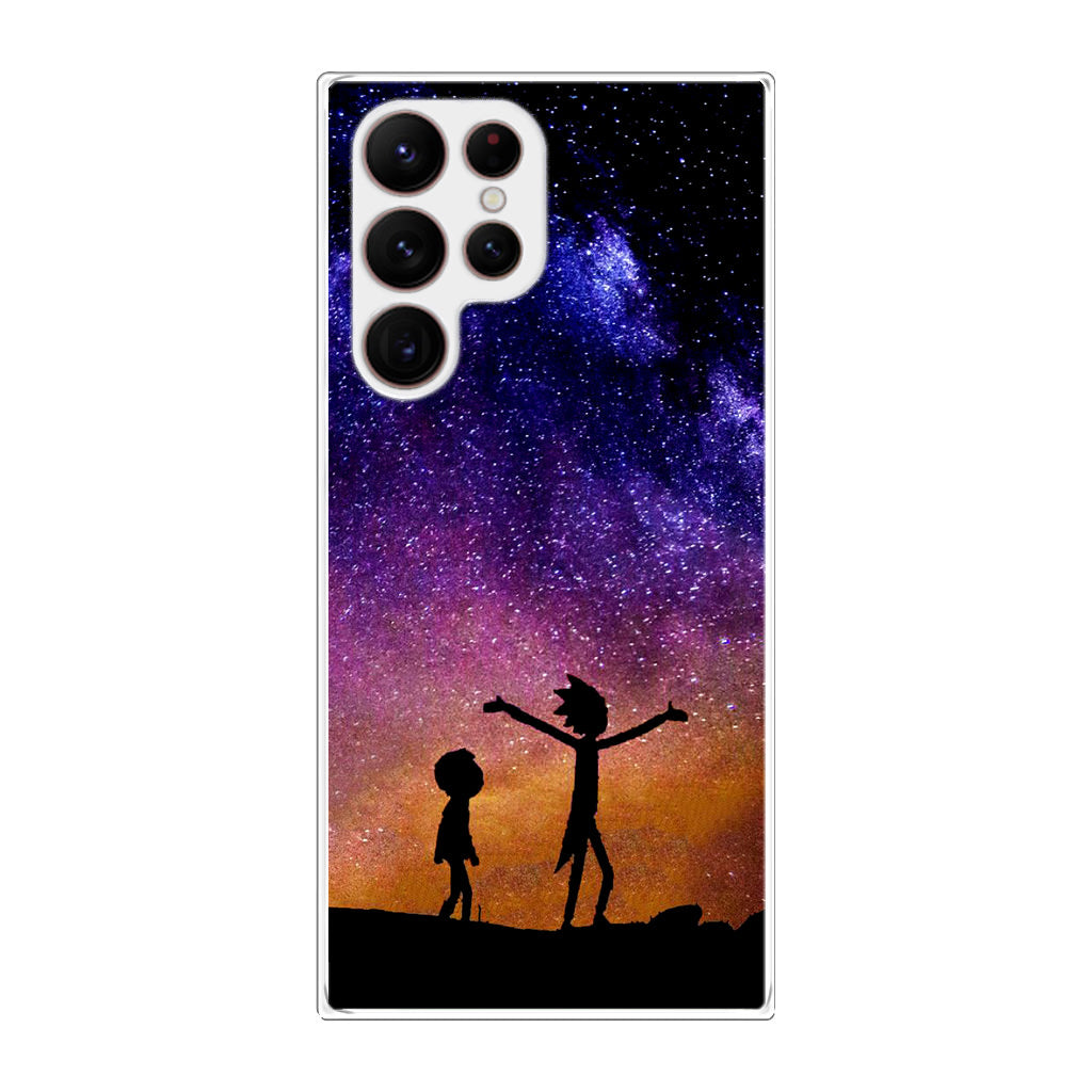 Morty Space Nebula Galaxy S22 Ultra 5G Case