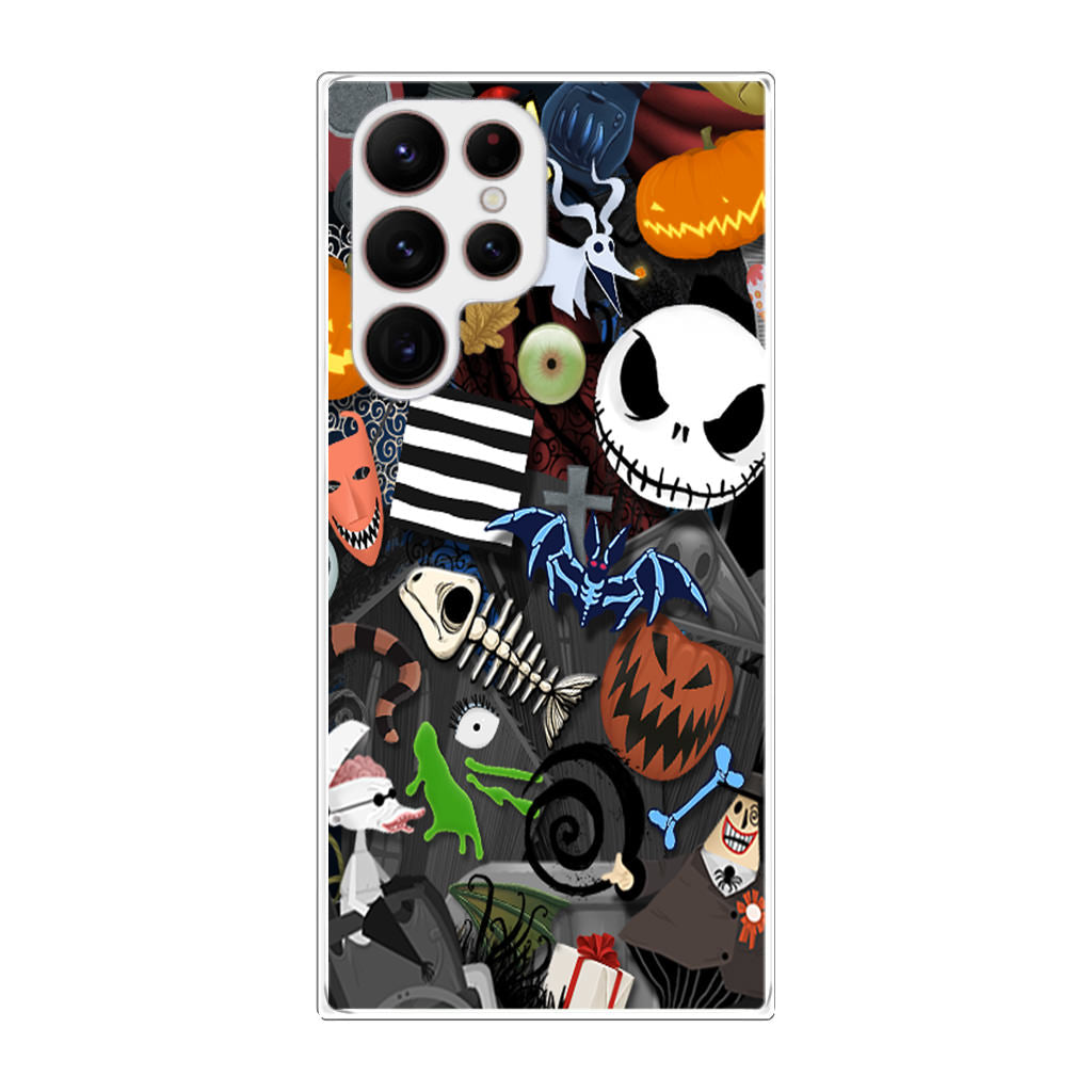 Nightmare Before Chrismast Collage Galaxy S22 Ultra 5G Case