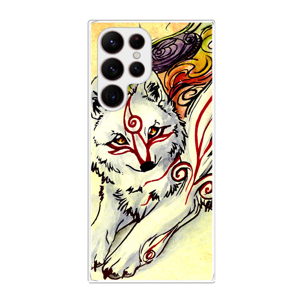 Okami Amaterasu Galaxy S22 Ultra 5G Case