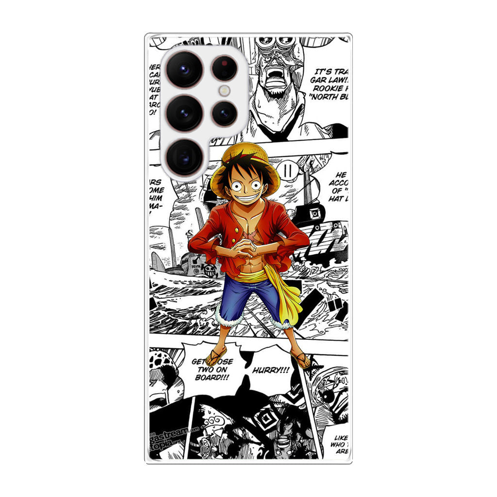 One Piece Luffy Comics Galaxy S22 Ultra 5G Case