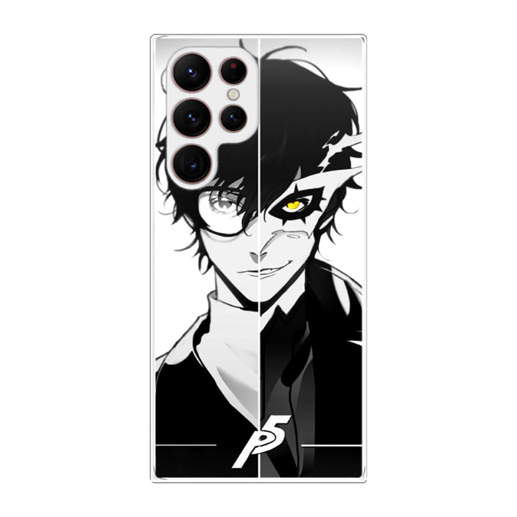 Protagonist Transform Black White Galaxy S22 Ultra 5G Case