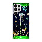 Rick And Morty Portal Fall Galaxy S22 Ultra 5G Case