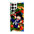Shenlong And Little Goku Dragon Ball Galaxy S22 Ultra 5G Case
