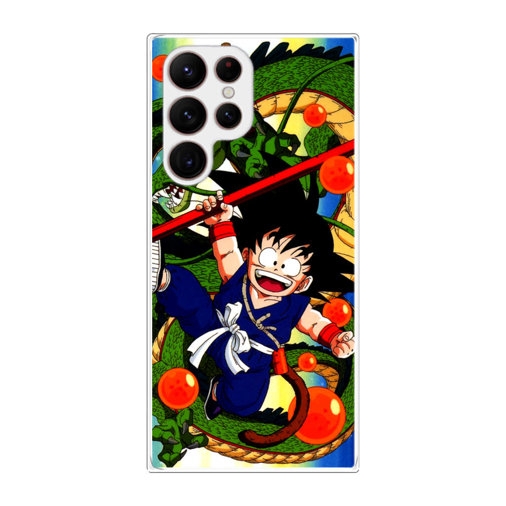 Shenlong And Little Goku Dragon Ball Galaxy S22 Ultra 5G Case